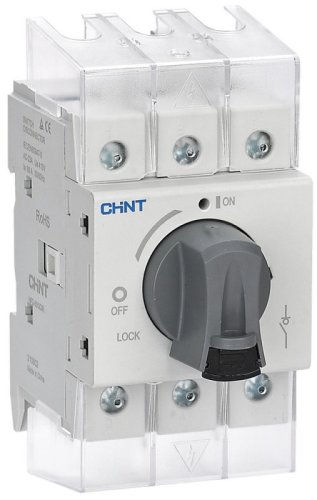 Рубильник реверсивный CHINT NF2-100/HHRIM32 3п 100А с ручкой фото Рубильник реверсивный CHINT NF2-100/HHRIM32 3п 100А с ручкой картинка